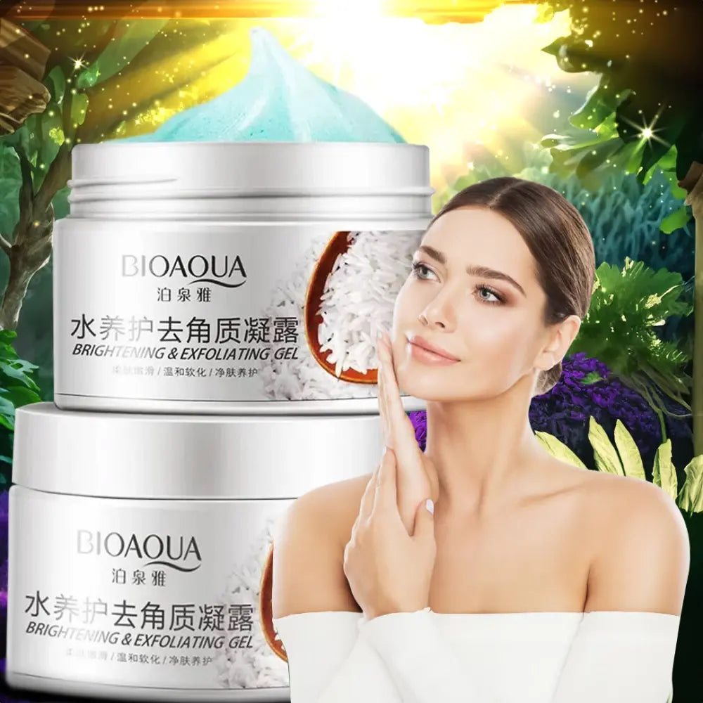 A natural rice face scrub