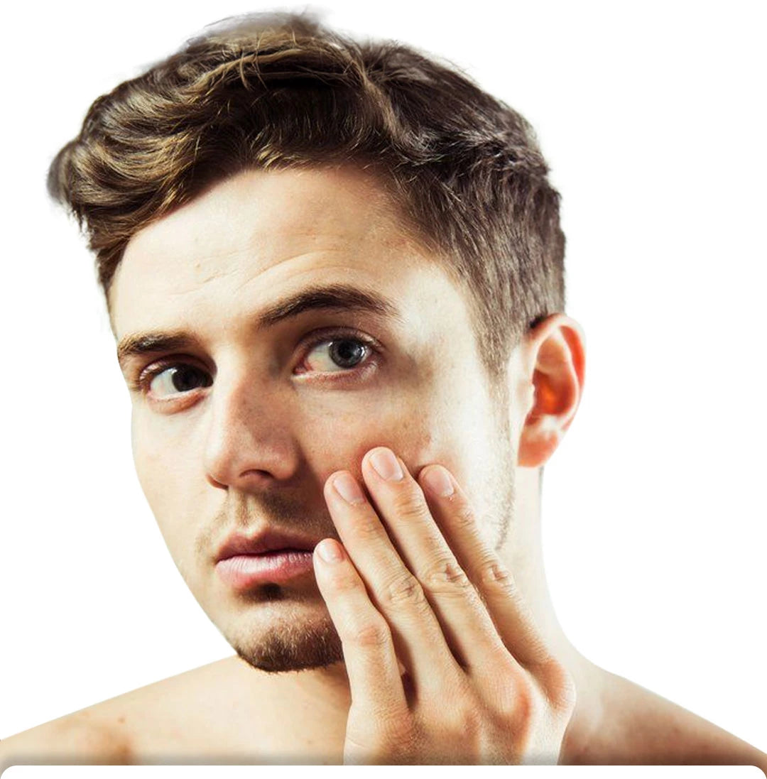 A natural rice face scrub
